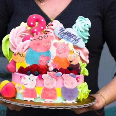 Dětský narozeninový dort Peppa Pig 3 (2,5 kg, 2200 kč)