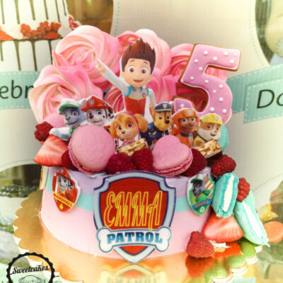 Dětský narozeninový dort Tlapková Patrola 6 (2 kg 1650 kč)