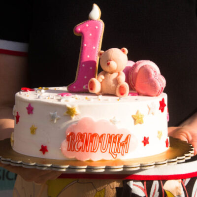 Dětský narozeninový dort Medvídek 5 (3 kg, 2200 kč)