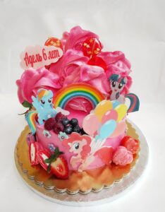Dětský dort na narozeniny Pony 3