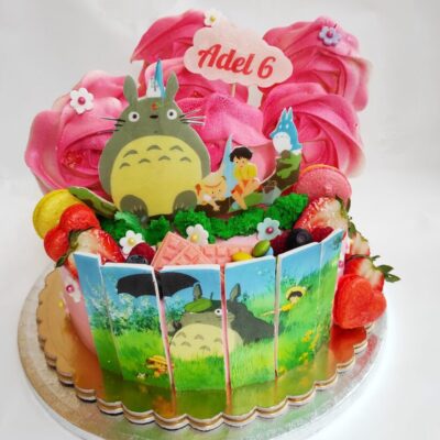 Dětský narozeninový dort Totoro (2 kg, 1900 kč)