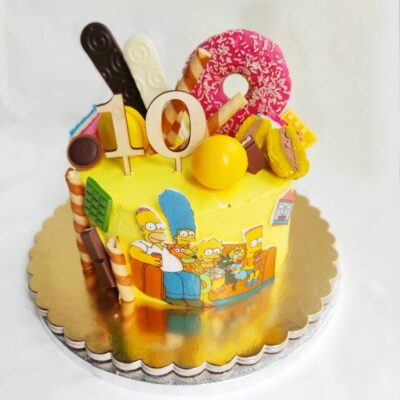 Dětský dort pro kluka Simpsons 4 (2 kg, 1650 kč)