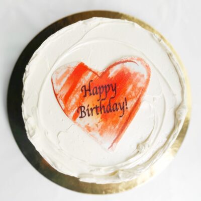 Narozeninový dort pro slečnu Happy Birthday! (2 kg, 1650 kč)