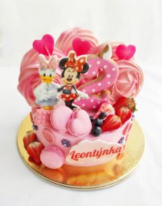 Dětský narozeninový dort Minnie Mouse 8