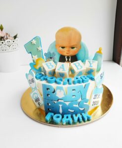 Dětský narozeninový dort Baby Boss 6