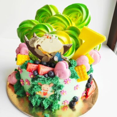 Dětský narozeninový dort Totoro 2 (2 kg, 1650 kč)