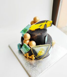 Narozeninový dort pro muže Lamborghini 2