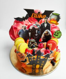Dětský narozeninový dort Addamsova Rodina