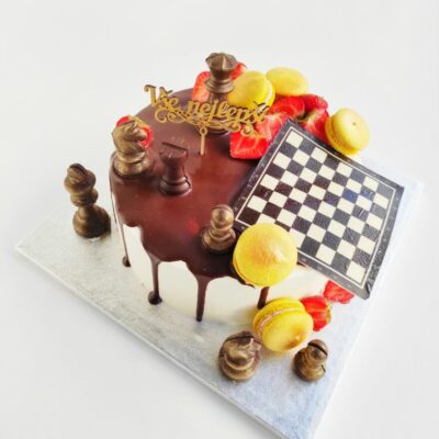 Narozeninový dort pro muže Šachy 3 (2,5 kg, 1900 kč)