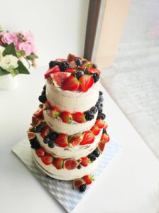 Svatební dort "Naked Cake" 2