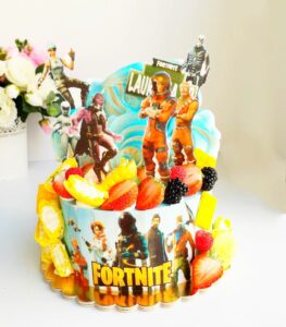 Dětský narozeninový dort Fortnite 14