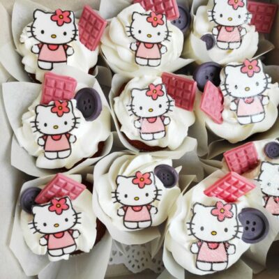 Cupcake Hello Kitty (1 kus/65 kč )