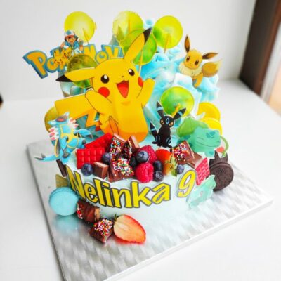 Dětský dort Pokemon 17 (3 kg, 2200 kč)