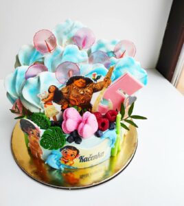 Dětský narozeninový dort Odvážná Vaiana 4
