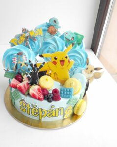 Dětský narozeninový dort Pokemon 20