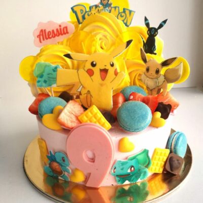 Dětský narozeninový dort Pokemon 18 (2 kg, 1650 kč)