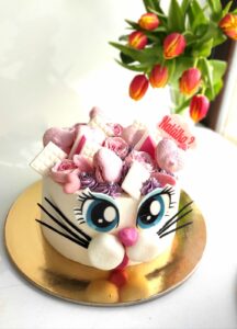 Dětský narozeninový dort Kočička 4