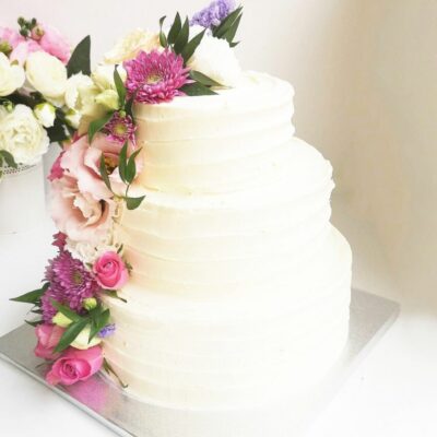 Svatební dort Kytice 4 (7 kg, 6650 kč)