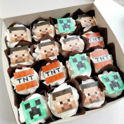 Cupcake Minecraft (75 kč/kus)