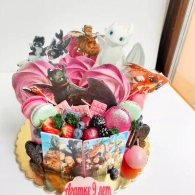 Dětský narozeninový dort Bezzubka 6 (2,5 kg, 2200 kč)