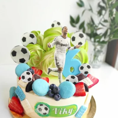 Dětský dort pro kluka Fotbal 8 (2 kg, 1900 kč)