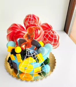 Dětský narozeninový dort Spiderman 9