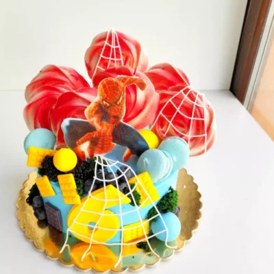 Dětský narozeninový dort Spiderman 9 (2 kg, 1900 kč)