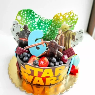 Dětský dort Star Wars 10 (2 kg, 1900 kč)