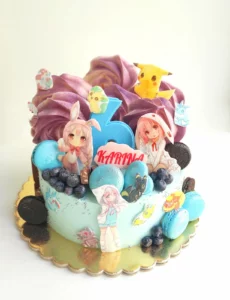 Dětský narozeninový dort na objednávku Anime 2