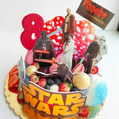 Dětský dort pro holku Star Wars 11 (2 kg, 1900 kč)