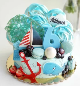 Dětský narozeninový dort Moře 2