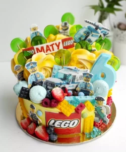 Dětský narozeninový dort pro kluka Lego City 6