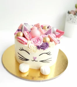 Dětský narozeninový dort Kočička 5