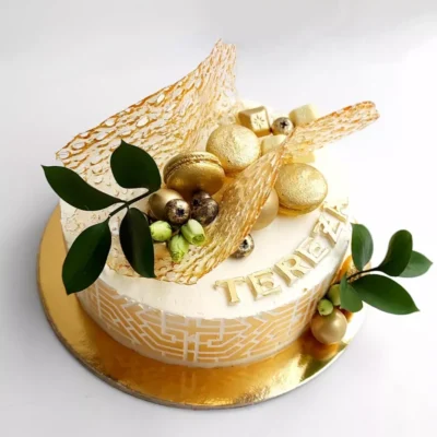 Narozeninový dort pro slečnu Zlato 2 (2 kg, 1900 kč)