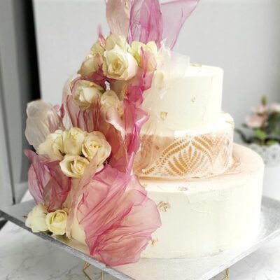Svatební dort Zavoj 3 (8 kg, 7600 kč)